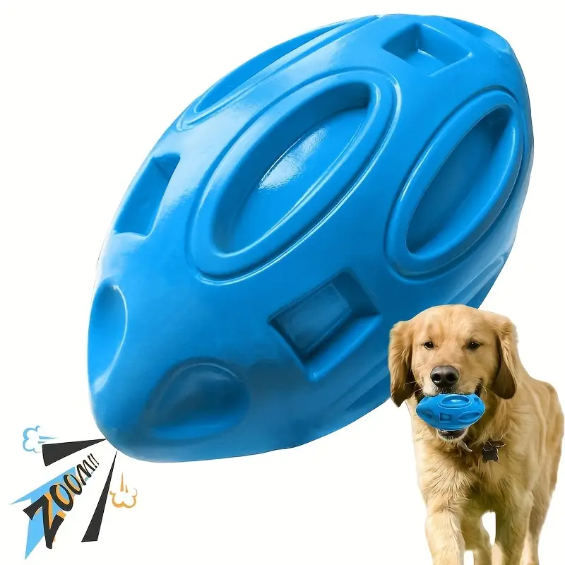 1 durable, sound-producing rubber dog chew ball with a sound-producing mechanism