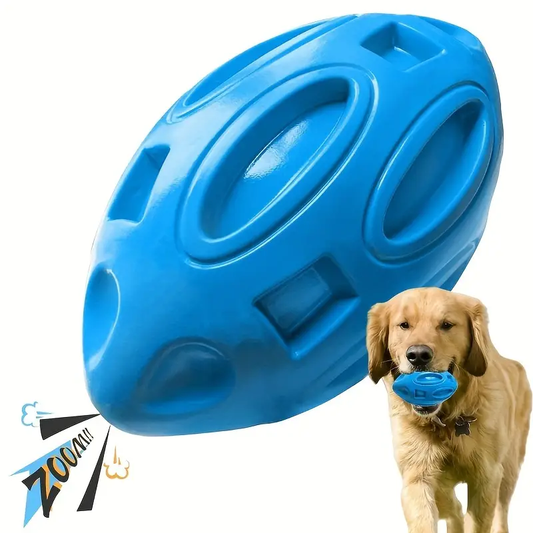 1 durable, sound-producing rubber dog chew ball with a sound-producing mechanism