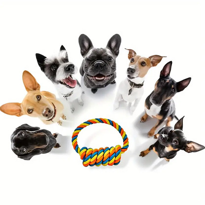 2-Pack Large Dog Knotting Toy - Various Colors, Chew-resistant