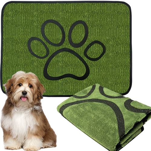 This washable dog pad is highly absorbent and reusable.