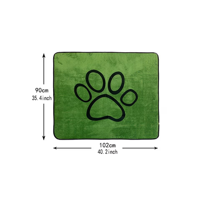 This washable dog pad is highly absorbent and reusable.