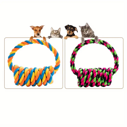 2-Pack Large Dog Knotting Toy - Various Colors, Chew-resistant