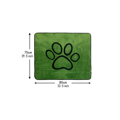 This washable dog pad is highly absorbent and reusable.