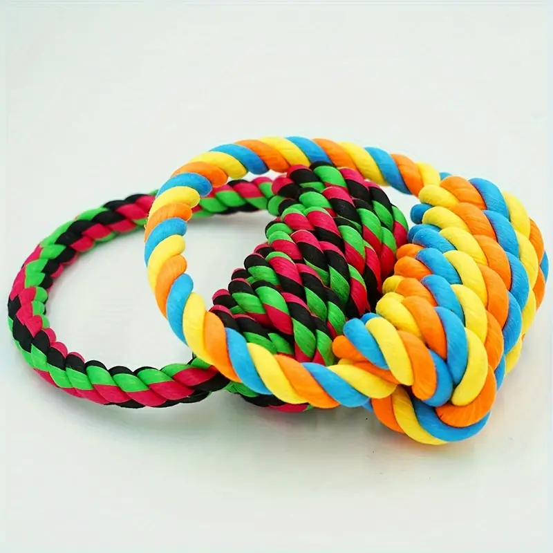 2-Pack Large Dog Knotting Toy - Various Colors, Chew-resistant