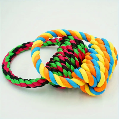 2-Pack Large Dog Knotting Toy - Various Colors, Chew-resistant